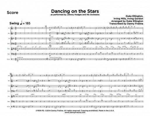 Dancing on the Stars score sample