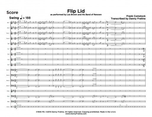 Flip Lid score sample