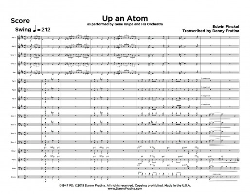 Up an Atom score sample