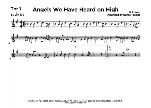 Angels We Have Heard on High - Tpt 1