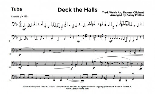 Deck the Halls - Tuba