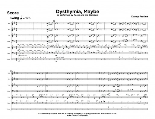 Dysthymia, Maybe score sample