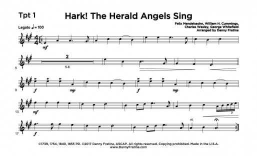 Hark! The Harald Angels Sing - Tpt 1