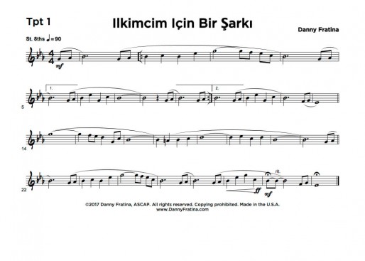 Ilkimcim Icin Bir Sarki - Tpt 1