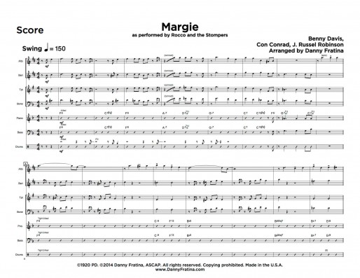 Margie score sample