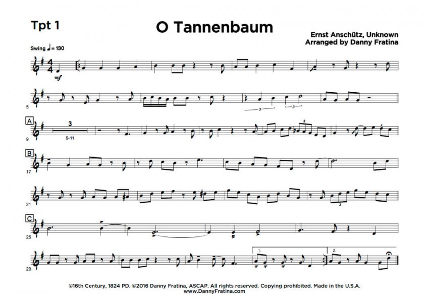 O Tannenbaum - Tpt 1