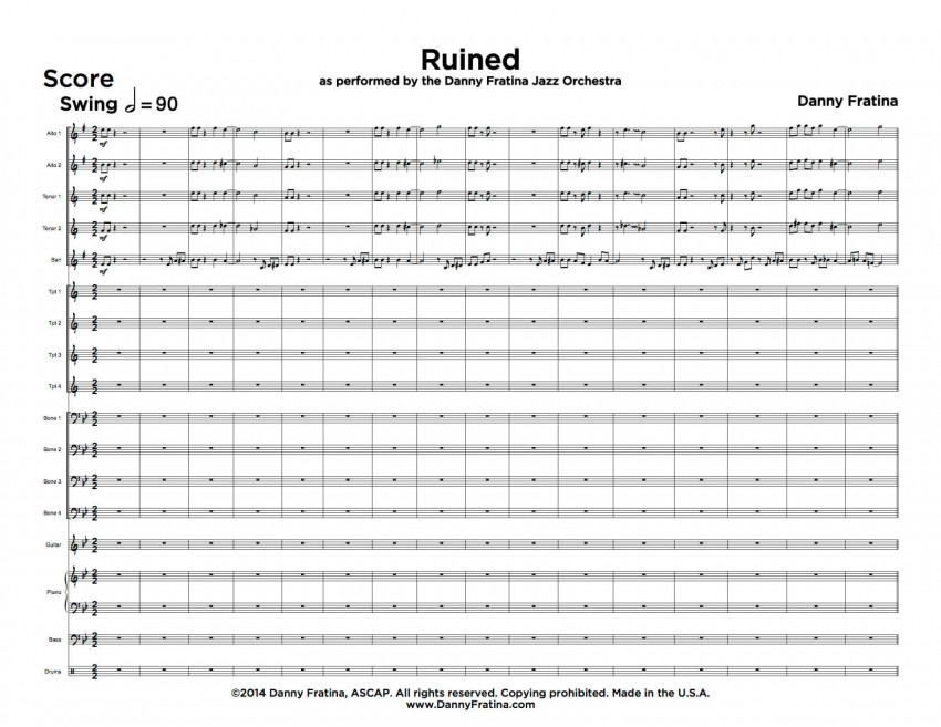 Ruined score samples