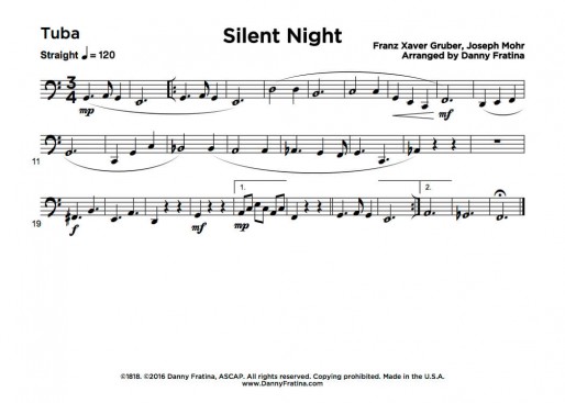 Silent Night - Tuba