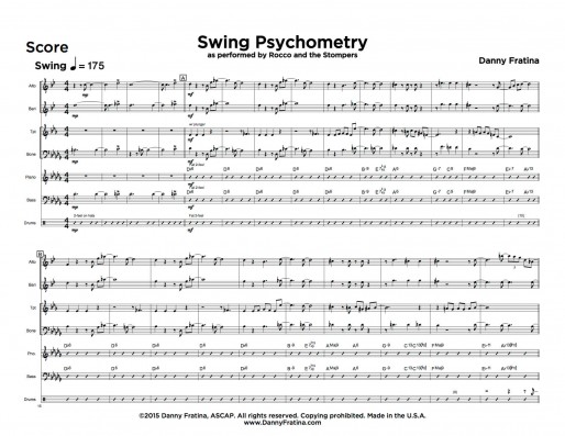 Swing Psychometry score sample