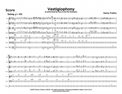 Vestigiophony score sample